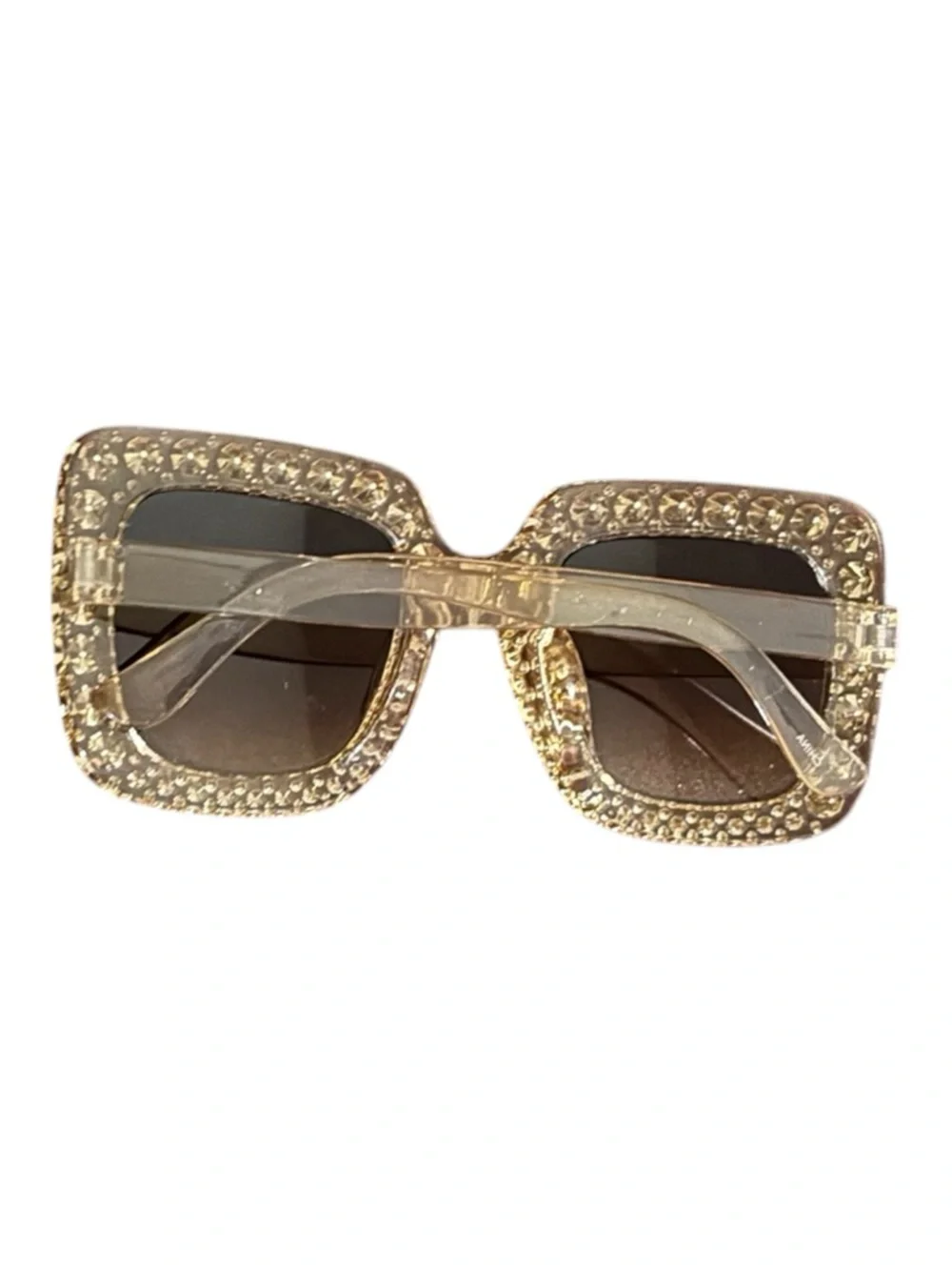 Crystal Square Sunglasses - Women's Black